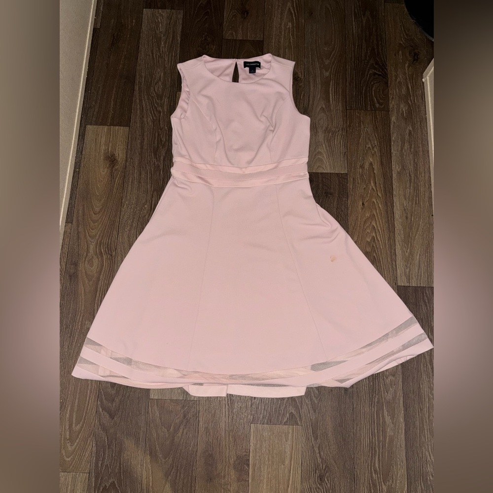 Liz Claiborne Light Pink Sleeveless Size 8 Midi Dress